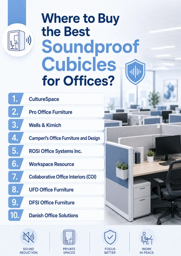 where to buy the best soundproof cubicles for offices