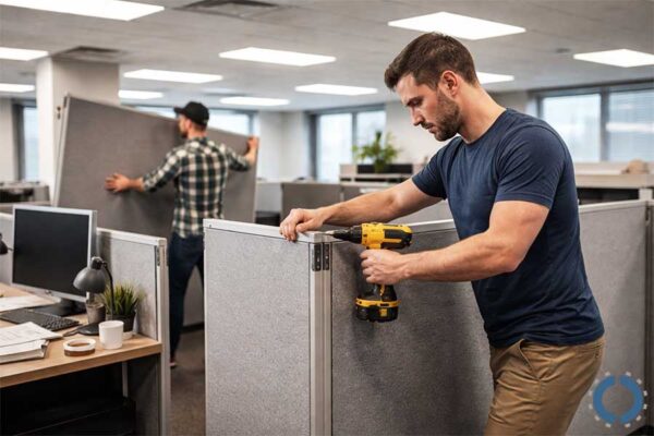 Detach cubicle Panels