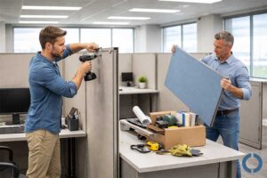 How to Take Apart Cubicle Walls