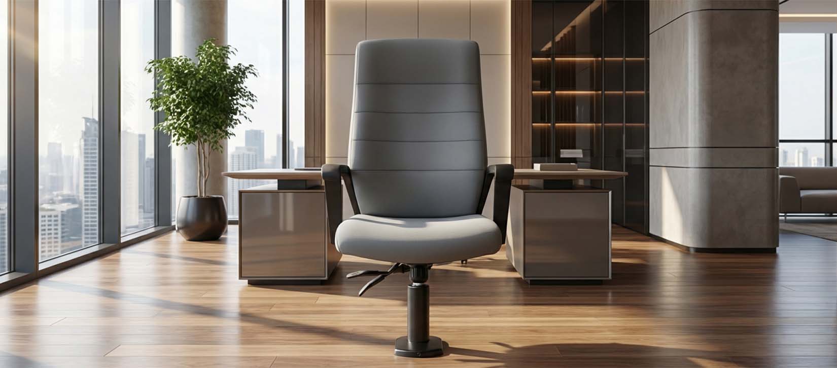 Luray High Back.pedestal seating