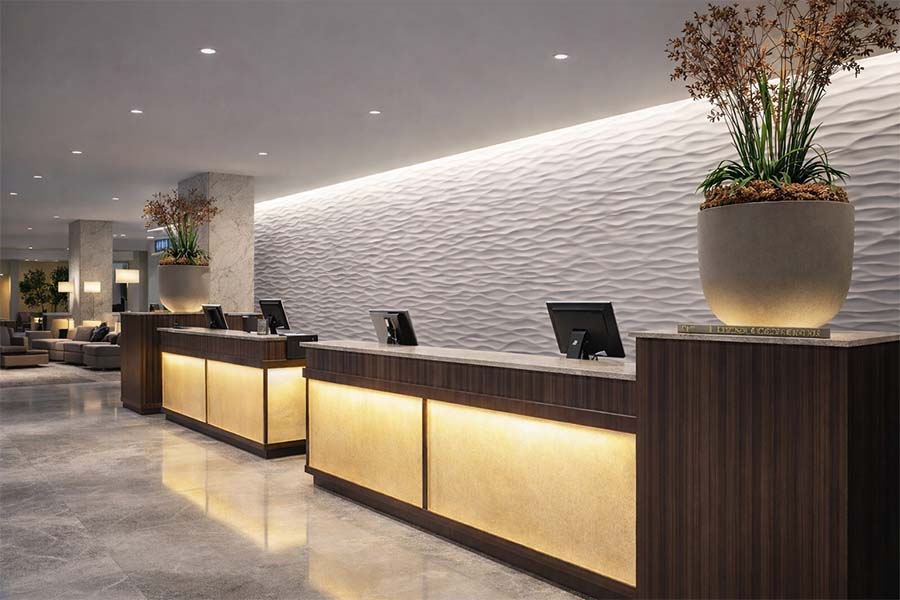 Hotel Furniture in Houston-reception desk
