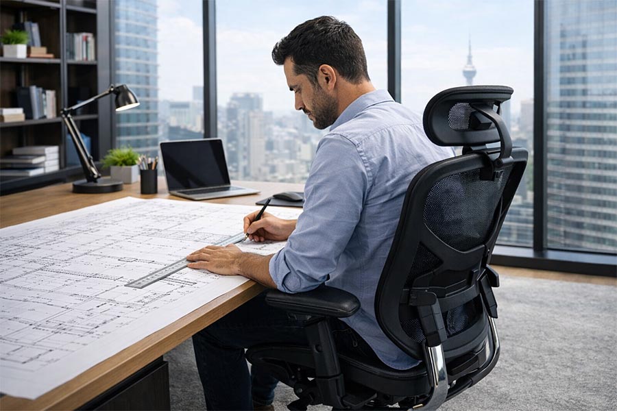 Office Furniture for Construction Companies-ergonomic chairs