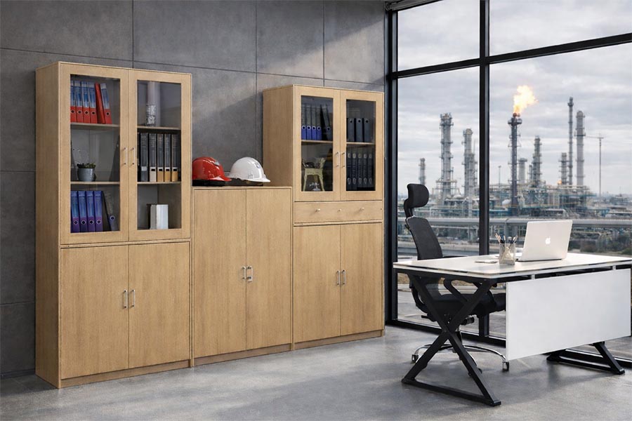 Office Furniture Oil and gas-office desk -filing cabinet