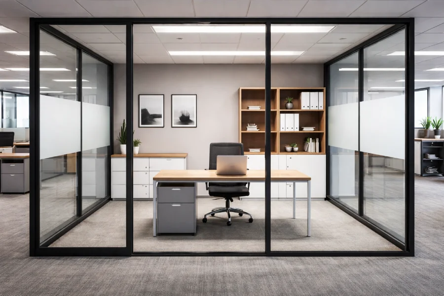 accounting office furniture-demountable wall