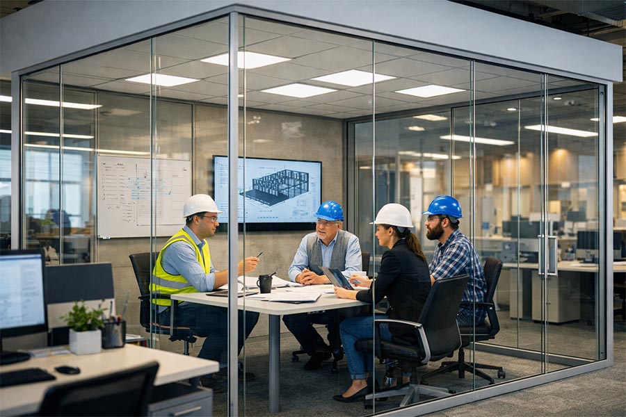 office furniture-construction companies-demountable wall