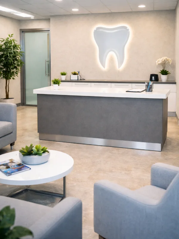 dental furniture-reception desks