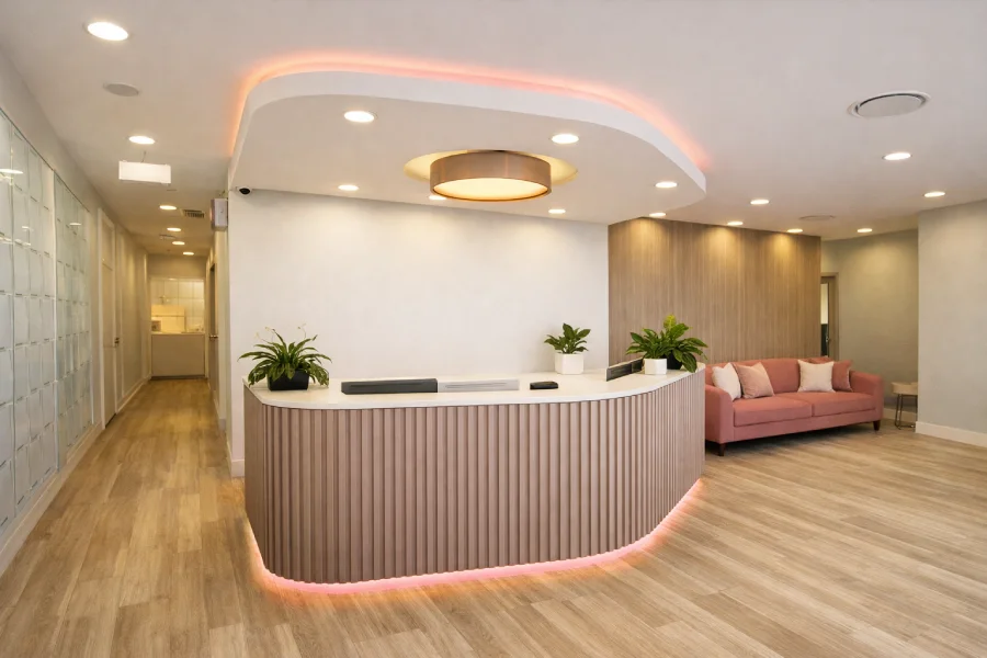 dental reception desk