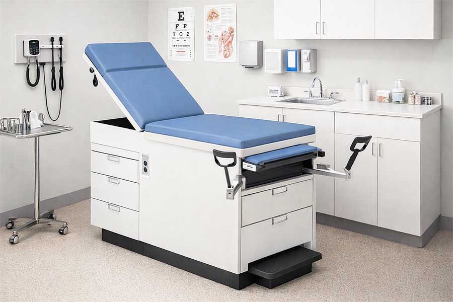 exam room furniture-bed-
