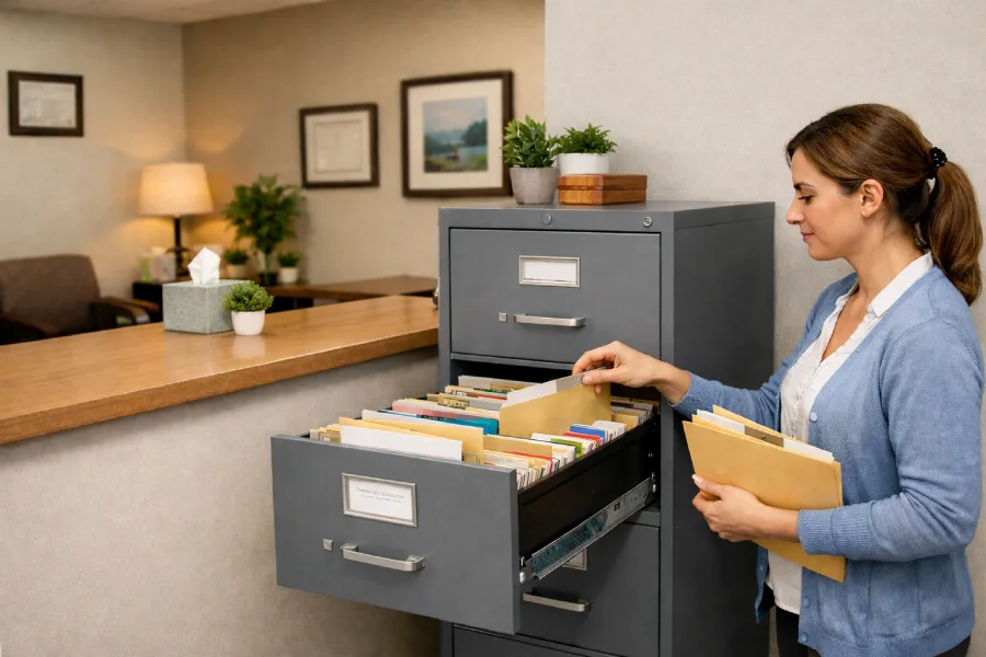 filing cabinet-therapy office furniture