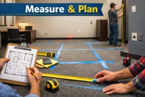 how to assemble office cubicles