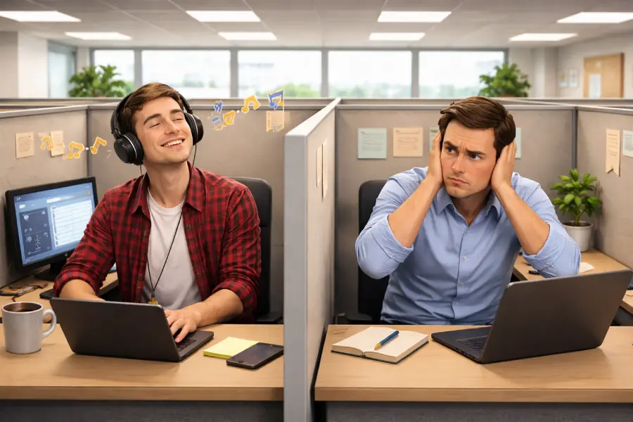 annoying office cubicle neighbor