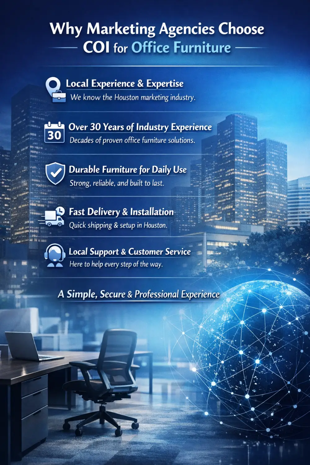 office furniture for marketing agencies