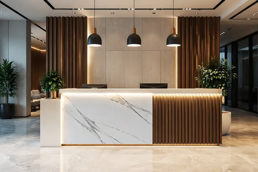 Office Furniture for Office Expansion-reception desk