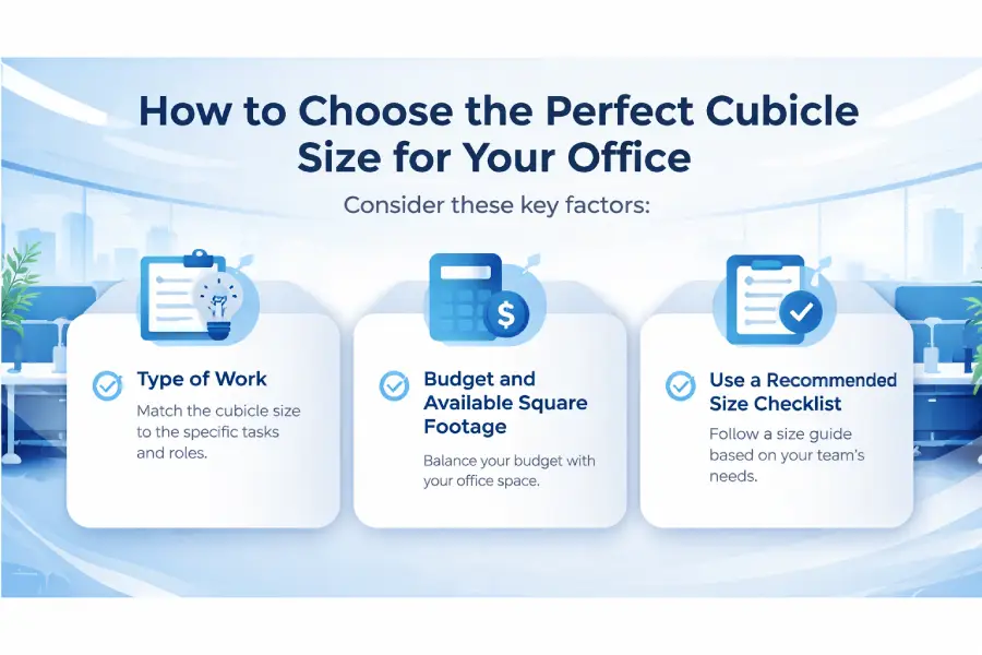 standard cubicle size