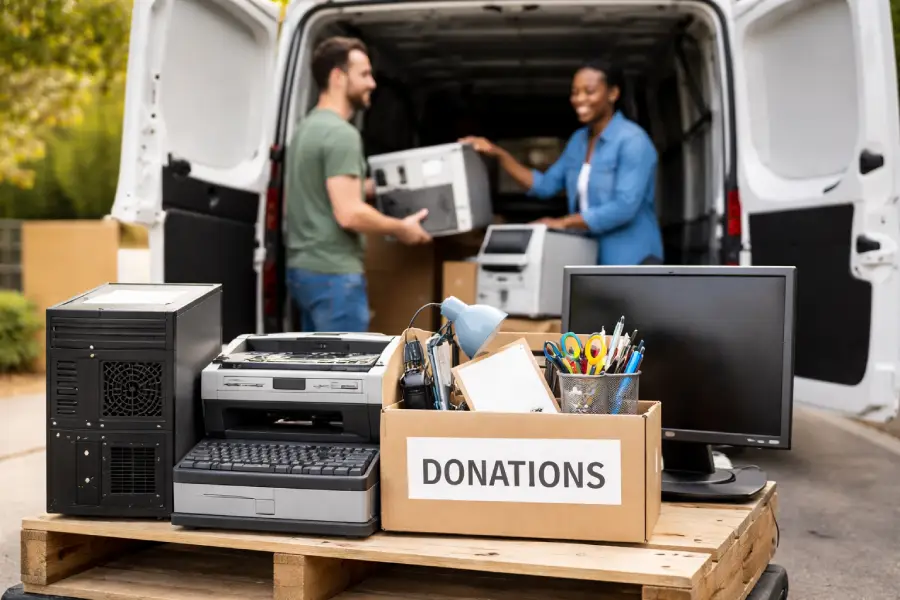 where to donate office equipment- USA