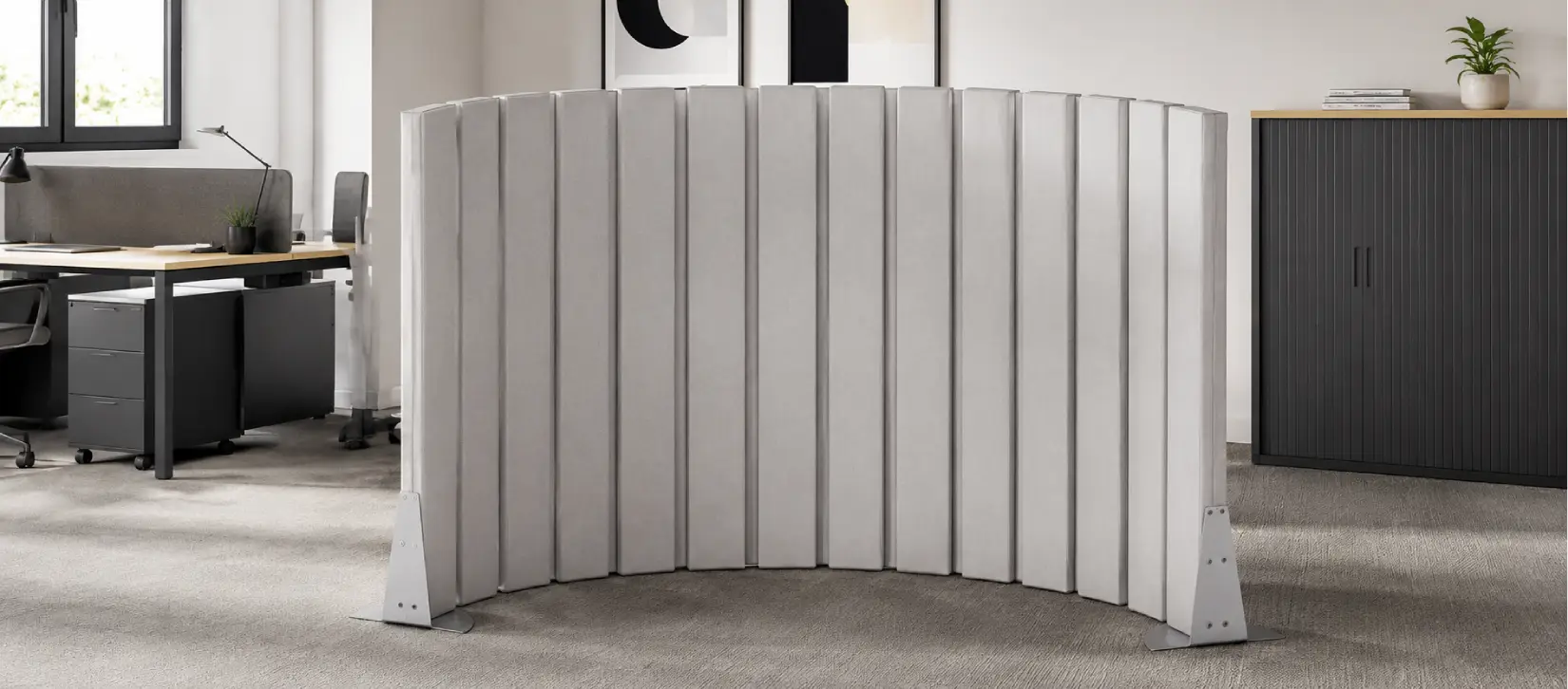 Foldable Multi-Panel Privacy Screen