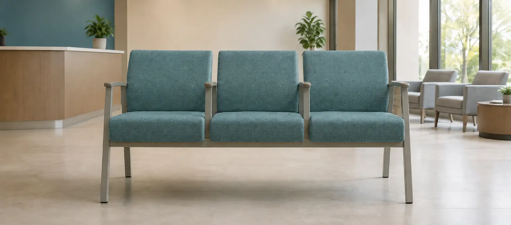 Metal Beam Tandem Multiple Seating System
