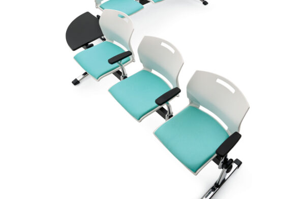 Popcorn Tandem Beam Seating with Tablet Arm