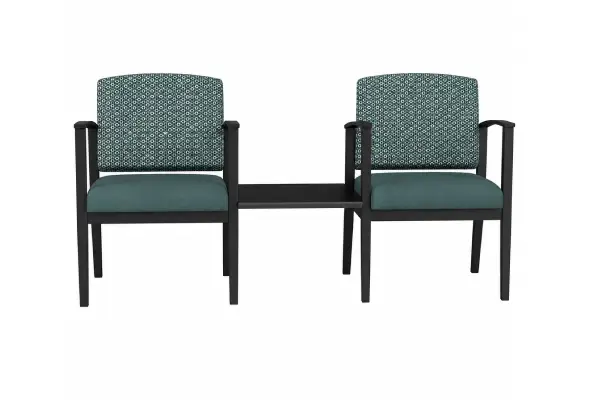 Steel Tandem Beam Two-Seater Waiting Room Seating System