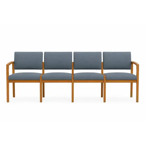 Steel Tandem Beam Wooden Arm Seating-product