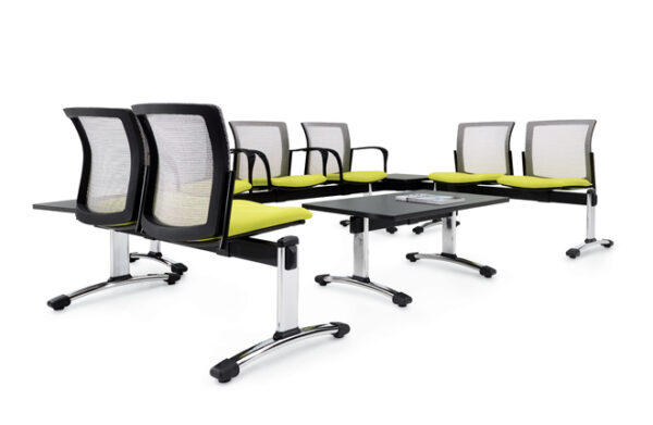 Vion Tandem Beam Seating with Tables