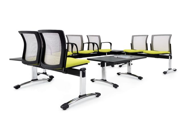 Vion Tandem Beam Seating with Tables