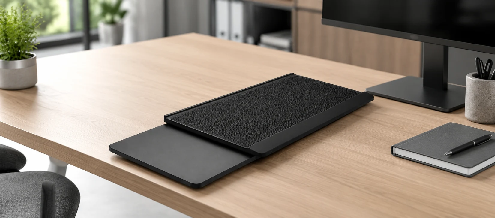 Global KT01 Keyboard Tray with Sliding Mouse Support