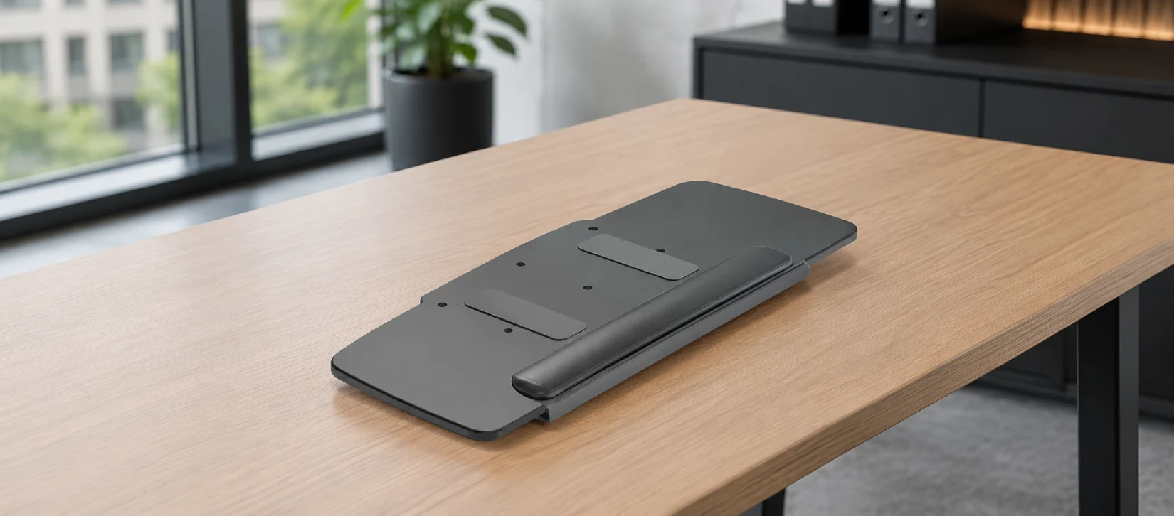 Global KT27M02 27_ HDPE Keyboard Tray