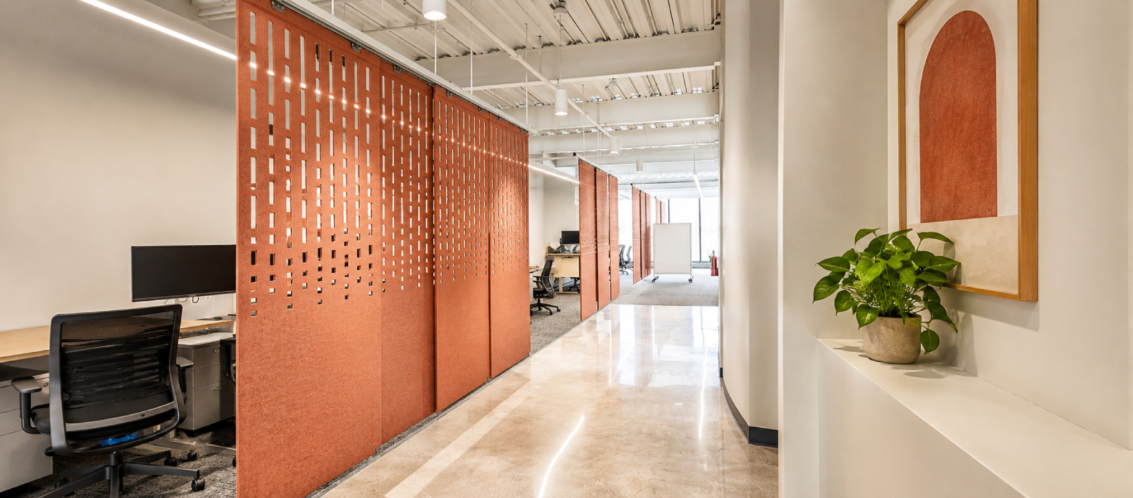 Glyd Felt Room Dividers