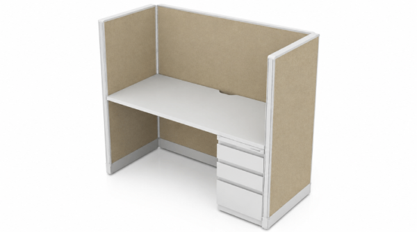 Semi Private 5' x 2 /Cubicle with Drawer Storage-product