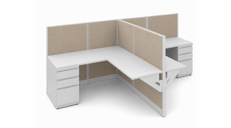 Semi Private 5' x 5' Cubicle with Drawer Storage