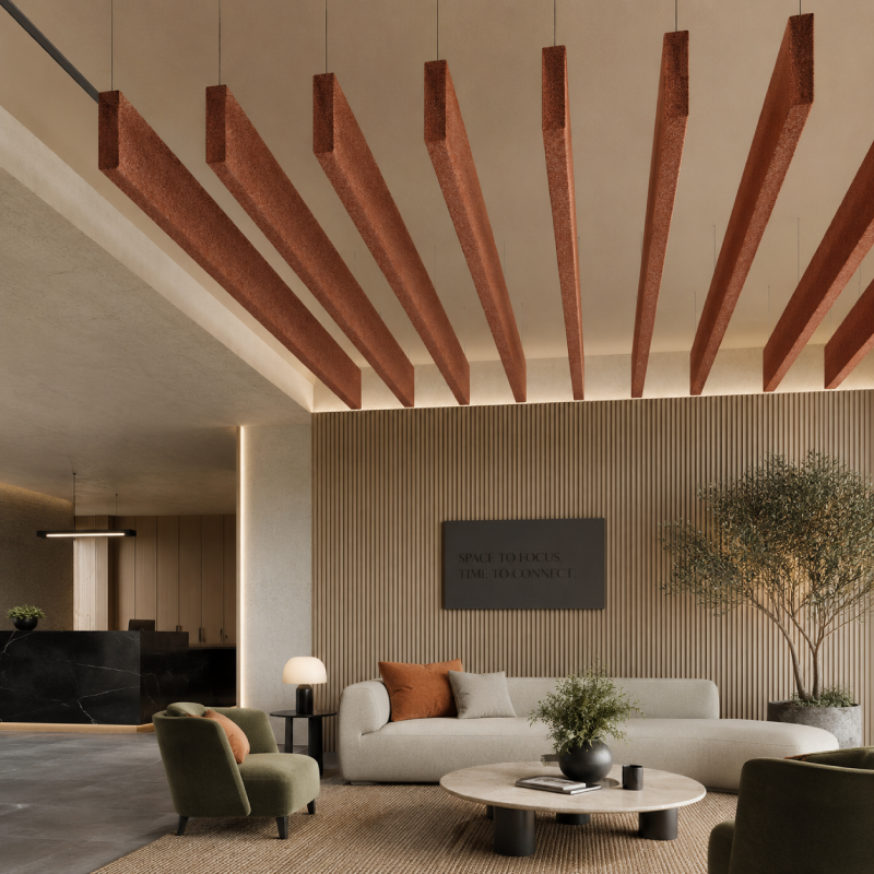 Truss Felt Ceiling Baffle