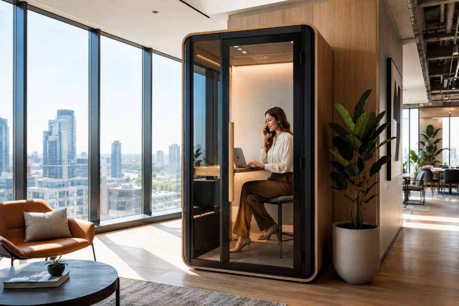 privacy phone booth