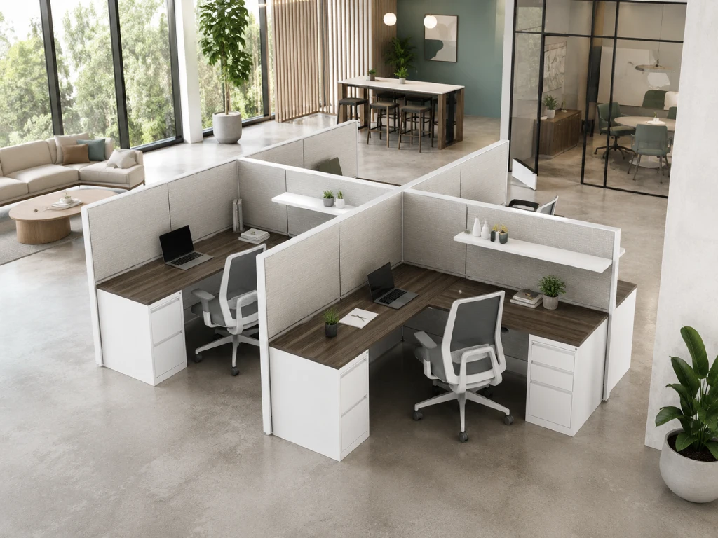 Four Person Cubicle