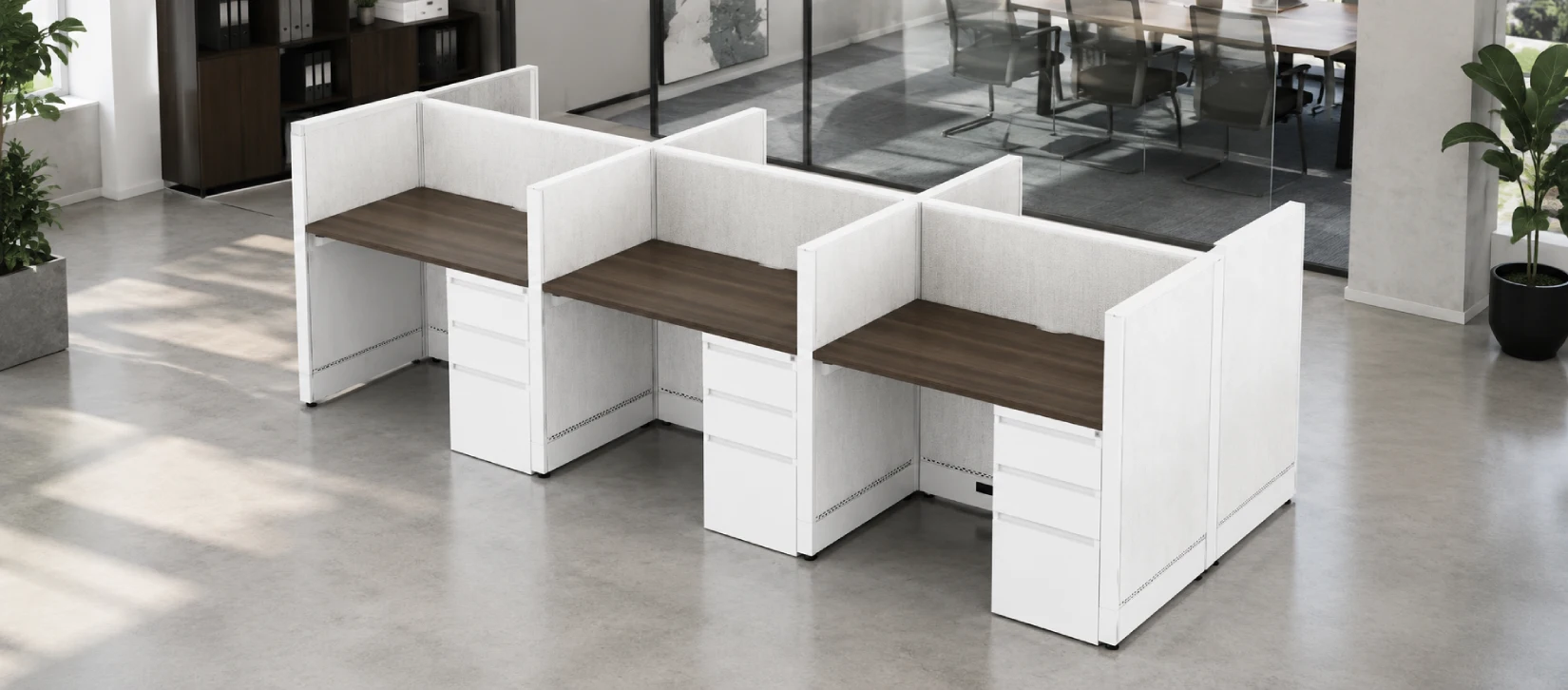 6 Person Semi Private 42_x24_ Cubicle