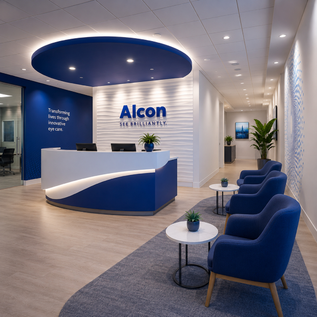 Alcon Houston workplace reception