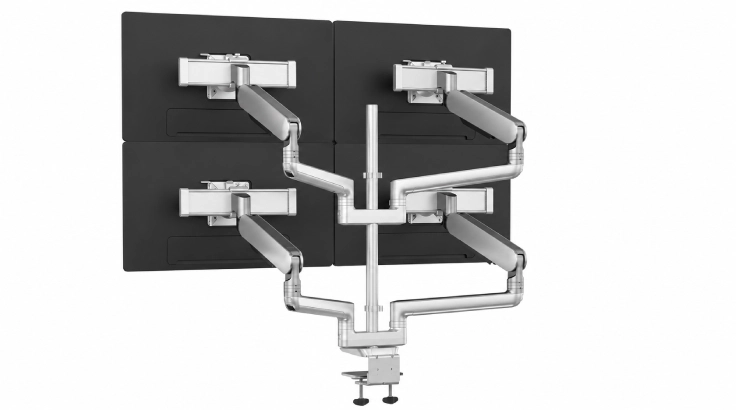 Pole Mount Quad Monitor Arm product view