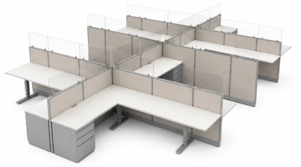 Semi Private '6 x 8' Cubicle with Drawer Storage-product
