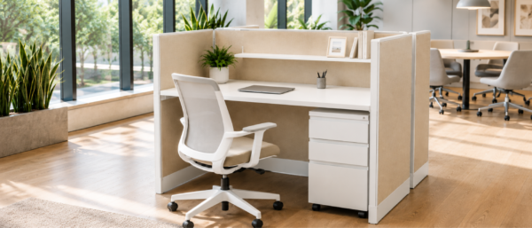 open office cubicle