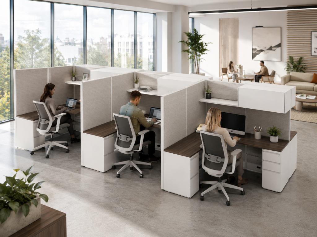 Six Person Cubicle