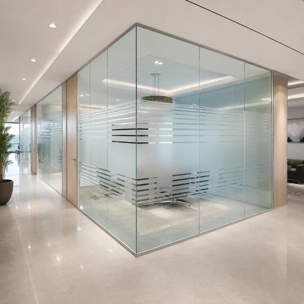 Frameless Glass Demountable Wall System