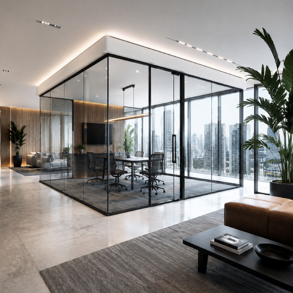 Full-Height Glass Wall System-product