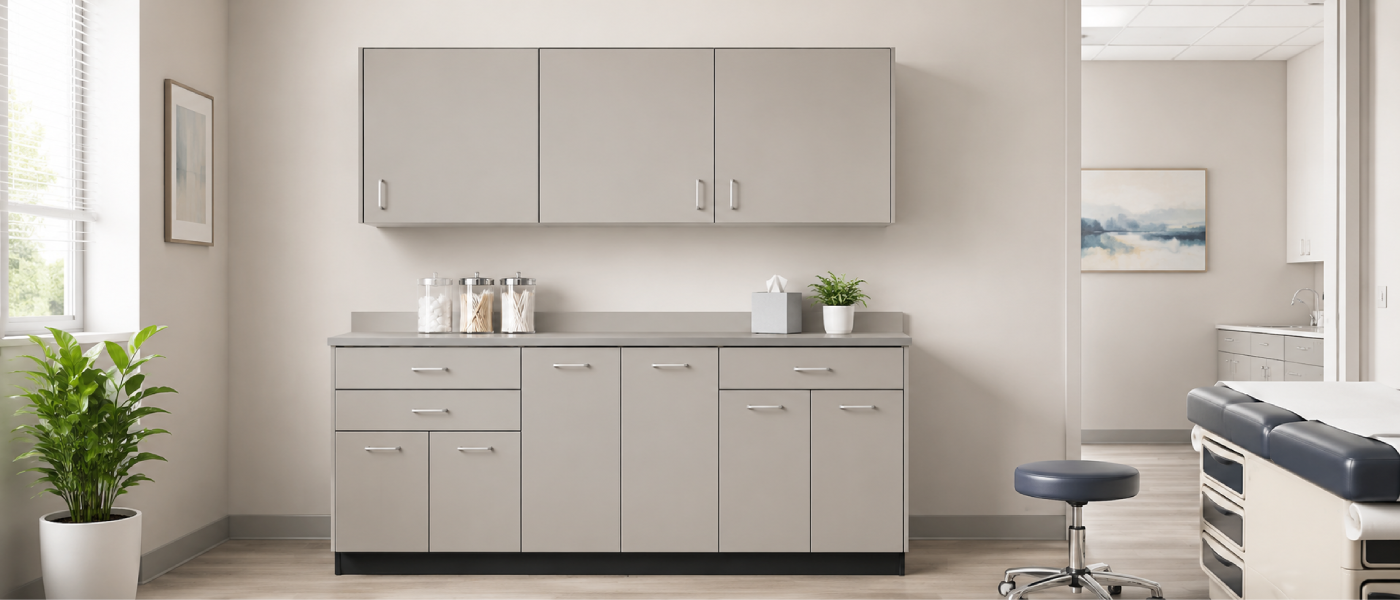 Medical Base and Wall Cabinet Combination
