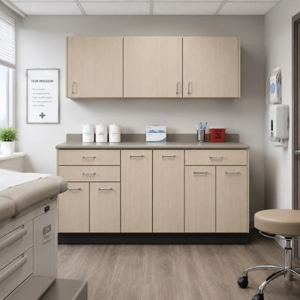 Medical Base and Wall Cabinet Combination
