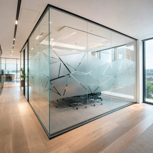 Slim-Frame Butt-Glazed Glass Wall System-product