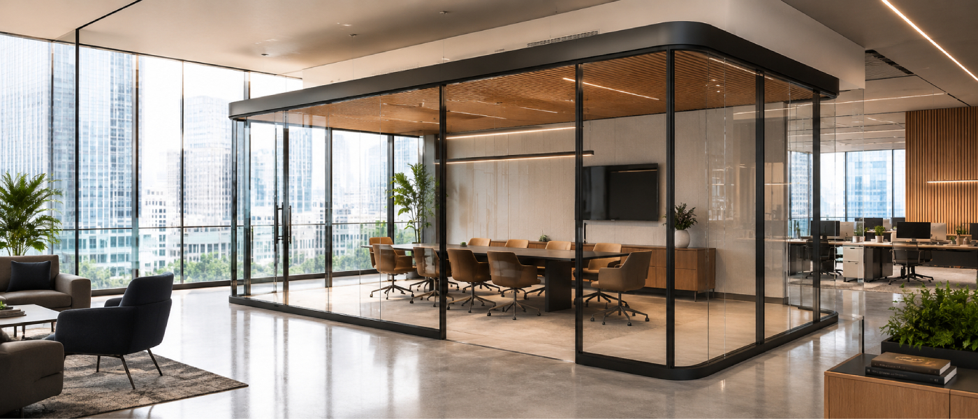 Slim-Profile Demountable Glass Wall System-banner