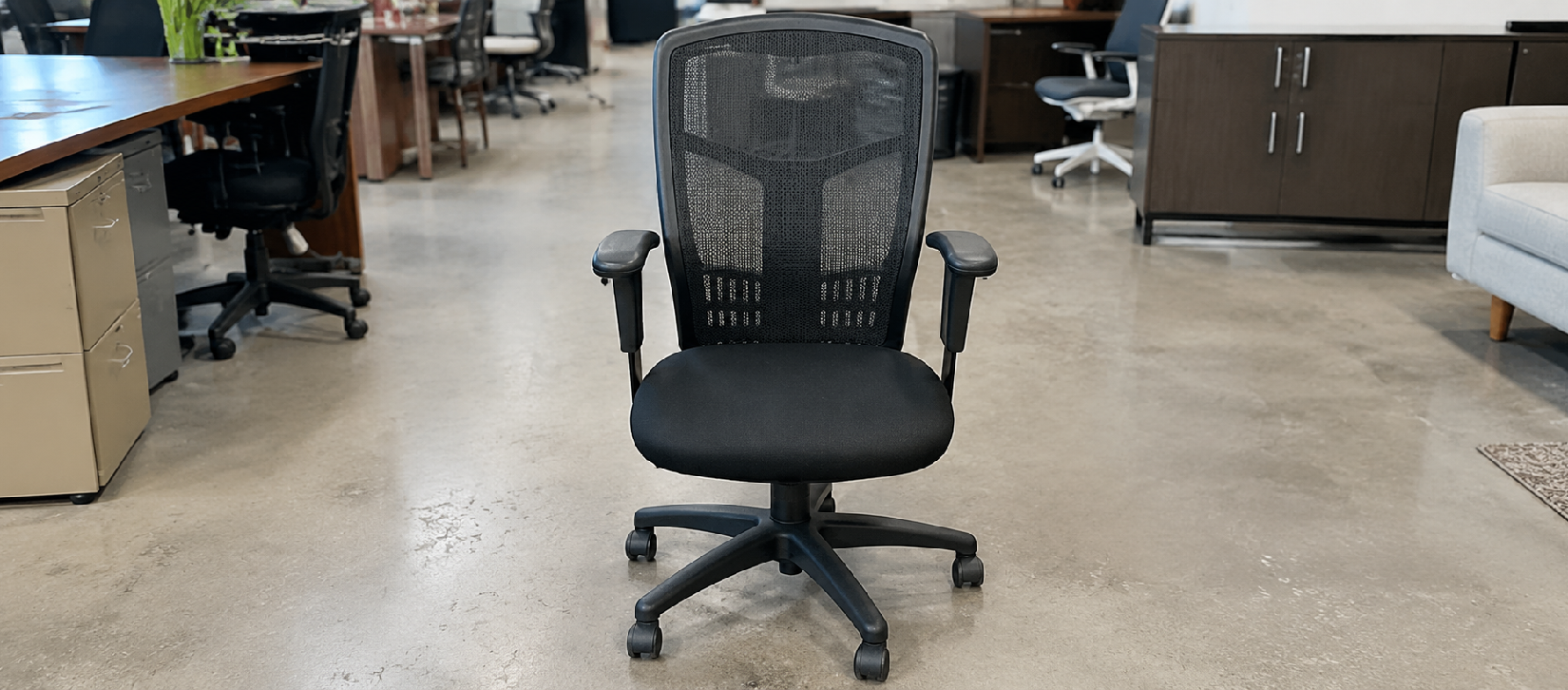 Used High-Back Mesh Office Chair
