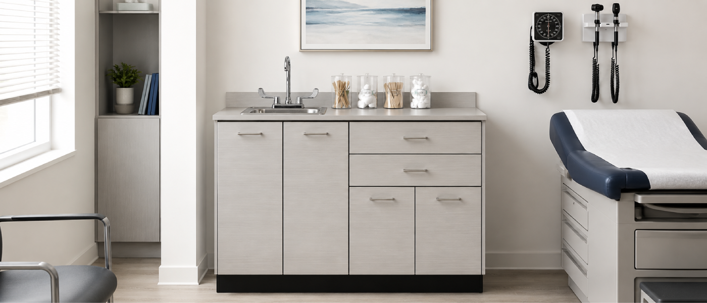 medical Base Cabinet with Sink