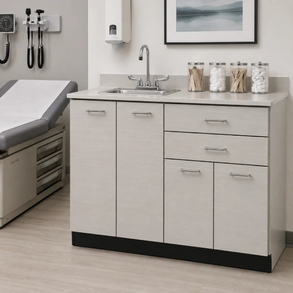 medical Base Cabinet with Sink