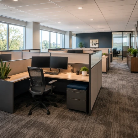 Office cubicles and modular workstations